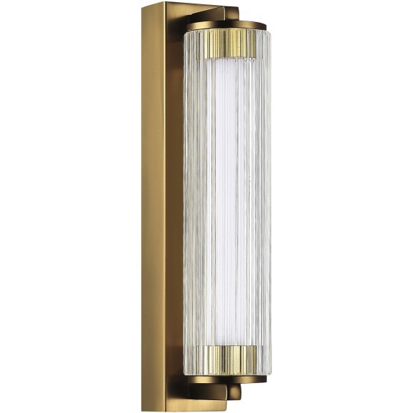 SL6224.301.01 Светильник настенный ST-Luce Латунь/Прозрачный LED 1*8W 4000K BAMBOO SL6224.301.01 Светильник настенный ST-Luce Латунь/Прозрачный LED 1*8W 4000K BAMBOO