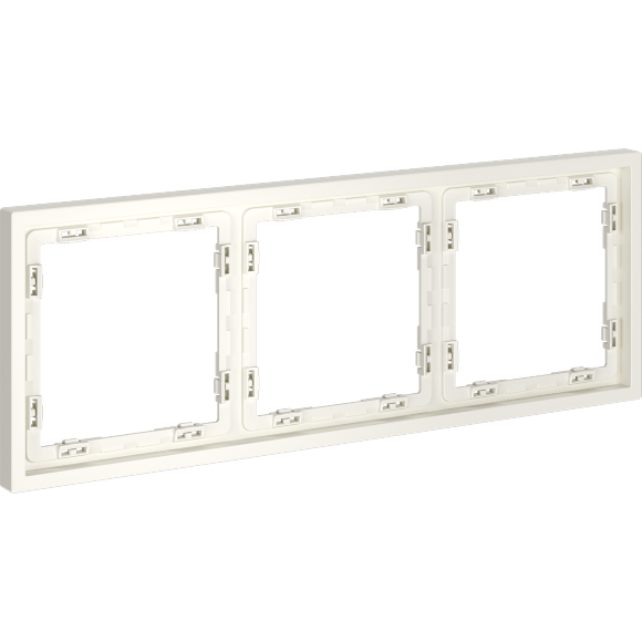 Рамка пластиковая VOLTUM S70 на 3 пост, (хлопок)