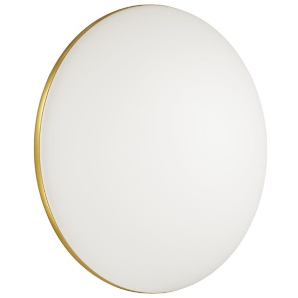 Настенно-потолочный светильник светодиодный для ванной с пультом и управлением смартфоном регулировкой цветовой температуры и яркости ночным режимом Lassa 3043/DL IP43