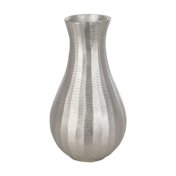 421043 Ваза декоративная ABUCAY, H230, ?120, алюминий, цвет никель 421043 Ваза декоративная ABUCAY, H230, ?120, алюминий, цвет никель