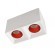 Точечный светильник DK3030 DK3085-WH+RD