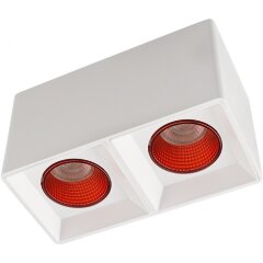 Точечный светильник DK3030 DK3085-WH+RD Точечный светильник DK3030 DK3085-WH+RD