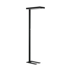 67331 GARABELLA Светодиодный диммируемый торшер с выключателем, TRIAC, прозрачный пластик/черный металл, 220V, 4000K 67331 GARABELLA Светодиодный диммируемый торшер с выключателем, TRIAC, прозрачный пластик/черный металл, 220V, 4000K