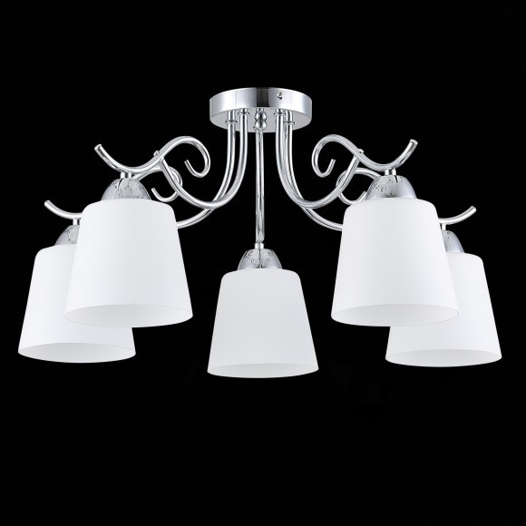 SLE103902-05 Светильник потолочный Хром/Белый E27 5*60W LIADA