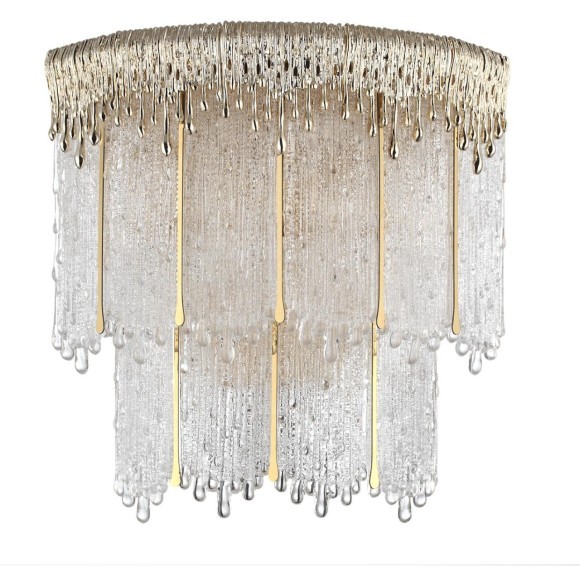 5091/20WL L-VISION ODL25 563 золотой/прозрачный/стекло Бра LED 20W 3700K 1506Лм CLEO 5091/20WL L-VISION ODL25 563 золотой/прозрачный/стекло Бра LED 20W 3700K 1506Лм CLEO