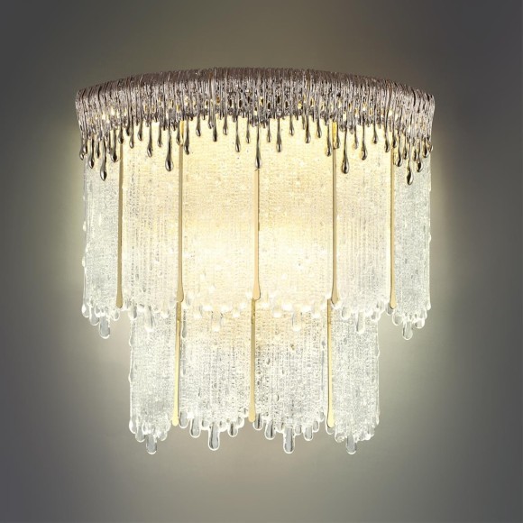 5091/20WL L-VISION ODL25 563 золотой/прозрачный/стекло Бра LED 20W 3700K 1506Лм CLEO 5091/20WL L-VISION ODL25 563 золотой/прозрачный/стекло Бра LED 20W 3700K 1506Лм CLEO