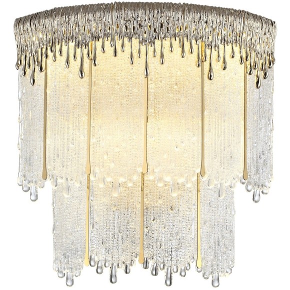 5091/20WL L-VISION ODL25 563 золотой/прозрачный/стекло Бра LED 20W 3700K 1506Лм CLEO 5091/20WL L-VISION ODL25 563 золотой/прозрачный/стекло Бра LED 20W 3700K 1506Лм CLEO