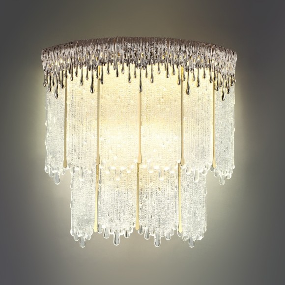 5091/20WL L-VISION ODL25 563 золотой/прозрачный/стекло Бра LED 20W 3700K 1506Лм CLEO 5091/20WL L-VISION ODL25 563 золотой/прозрачный/стекло Бра LED 20W 3700K 1506Лм CLEO