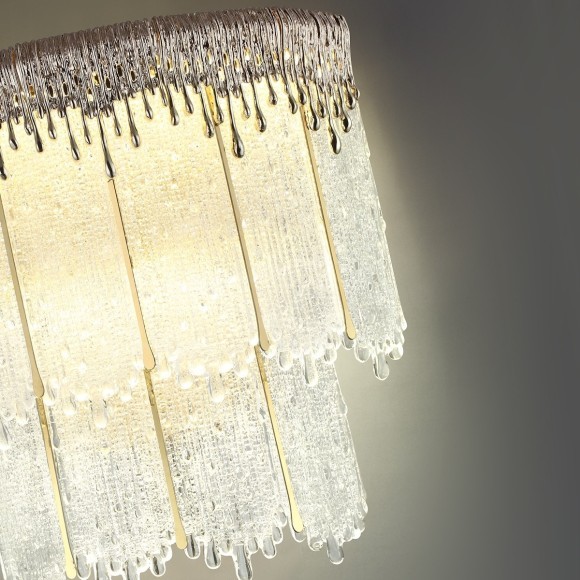 5091/20WL L-VISION ODL25 563 золотой/прозрачный/стекло Бра LED 20W 3700K 1506Лм CLEO 5091/20WL L-VISION ODL25 563 золотой/прозрачный/стекло Бра LED 20W 3700K 1506Лм CLEO