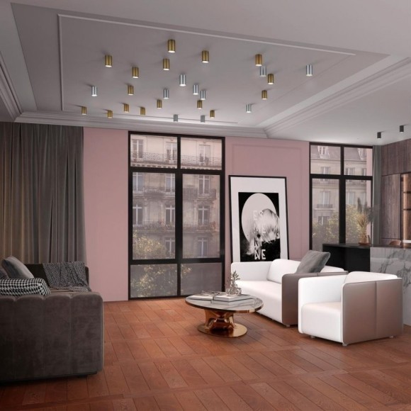 Накладной потолочный светильник Novotech 370727 ELINA под лампу 1xGU10 9W