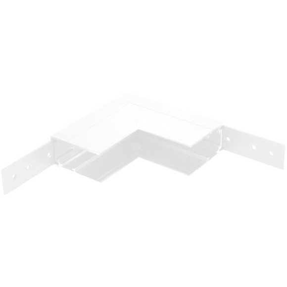 Соединитель с потолка на стену для накл. шинопровода Space 48V Crystallux CLT 0.213 02 WH