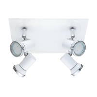 31264 EGLO TAMARA 1 Светодиодный спот 4xGU10, 12Вт, IP44, минимализм, белый, 5 лет гарантии