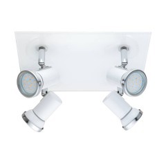 31264 EGLO TAMARA 1 Светодиодный спот 4xGU10, 12Вт, IP44, минимализм, белый, 5 лет гарантии 31264 EGLO TAMARA 1 Светодиодный спот 4xGU10, 12Вт, IP44, минимализм, белый, 5 лет гарантии