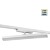 Novotech STRATUS 359776 Белый однофазный двужильный трековый светодиодный светильник, линейный 40см, поворотный, CCT перекл. цветовой температуры, LED 24Вт 1384Лм 2700;3200;4000К CRI90 105° IP20 220В, коэф. пульсации < 1%