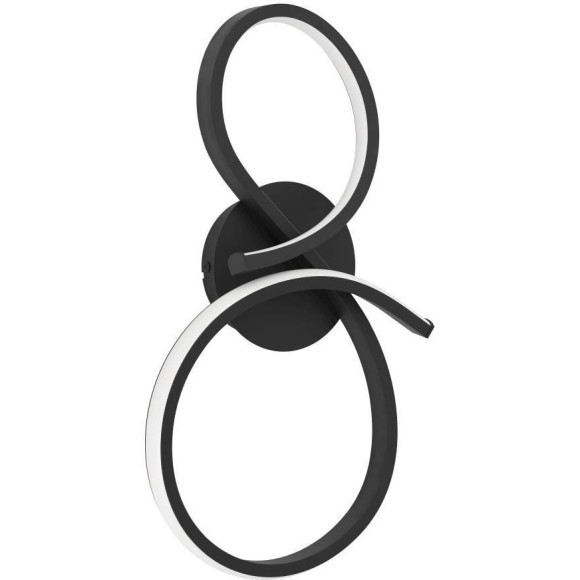 901268 Светод бра SERPINS, 11,4W(LED), алюминий, сталь, черный, пластик, белый, 3000K, 1400lm