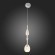 SL373.313.01 Подвес ST-Luce Хром/Янтарный G9 1*5W BRICHERE