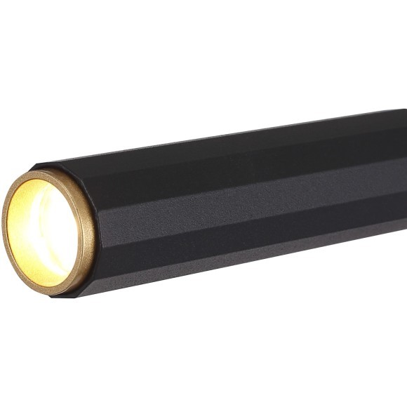 SL6210.405.02 Светильник напольный ST-Luce Черный/Черный, Золотистый LED 2*3W 3000K LILT