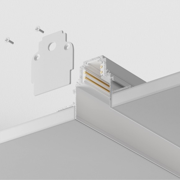 Магнитный 2м встраиваемый в ГКЛ 12.5мм шинопровод Maytoni Gravity TRX010-422W Магнитный 2м встраиваемый в ГКЛ 12.5мм шинопровод Maytoni Gravity TRX010-422W