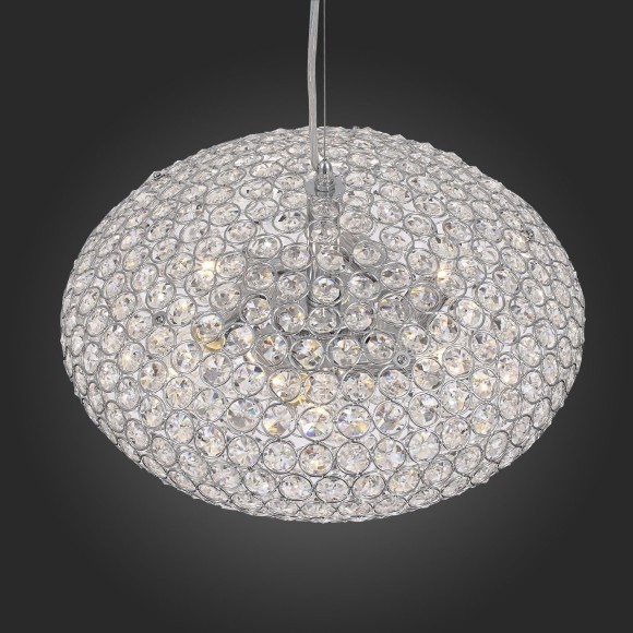 SL753.103.06 Люстра подвесная ST-Luce Хром/Хром, Прозрачный E14 6*40W CALATA