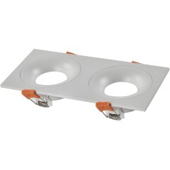 ST259.508.02 Св-к встр. Белый GU10 2*50W IP44 L100xW200xH40 -V Без ламп Встраиваемые светильники