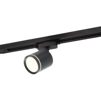 Однофазный двужильный светодиодный трековый светильник Denkirs DK6400-BK SOLID Ribe 4000К 630Лм CRI90+ 120° 5Вт