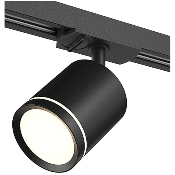 Однофазный двужильный светодиодный трековый светильник Denkirs DK6400-BK SOLID Ribe 4000К 630Лм CRI90+ 120° 5Вт