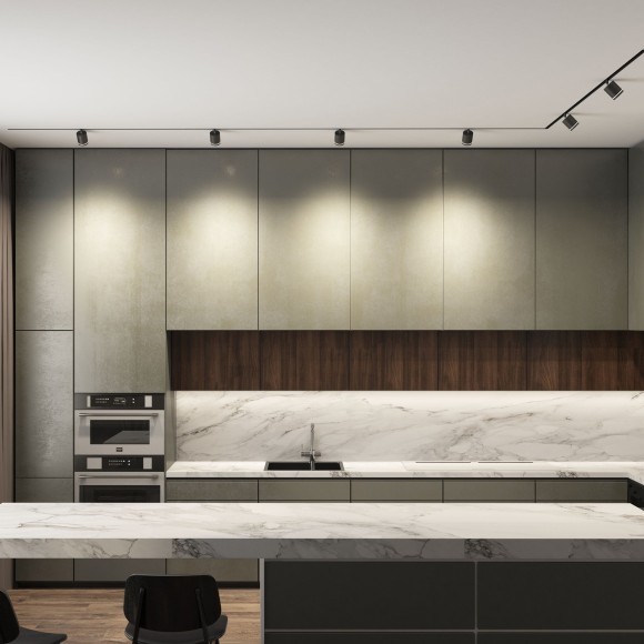 Однофазный двужильный светодиодный трековый светильник Denkirs DK6400-BK SOLID Ribe 4000К 630Лм CRI90+ 120° 5Вт