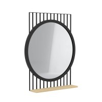 425065 HUNWICK Зеркало настенное дерево металл L454 B100 H570