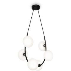 Подвесной светильник Freya FR4005PL-06B2 Perlina под лампы 6xG9 25W Подвесной светильник Freya FR4005PL-06B2 Perlina под лампы 6xG9 25W