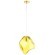 Светильник подвесной Crystal Lux NUESTRO SP1 GOLD/AMBER