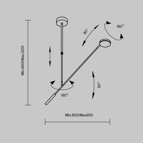 Потолочный светильник Maytoni MOD070CL-L8B3K Потолочный светильник Maytoni MOD070CL-L8B3K