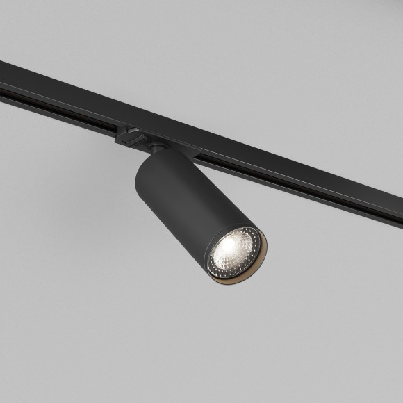 Однофазный двужильный трековый светильник Denkirs DK6202-BK SOLID Tube под сменную лампу GU10