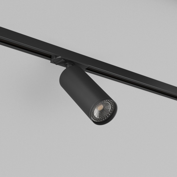 Однофазный двужильный трековый светильник Denkirs DK6202-BK SOLID Tube под сменную лампу GU10