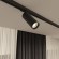 Однофазный двужильный трековый светильник Denkirs DK6202-BK SOLID Tube под сменную лампу GU10