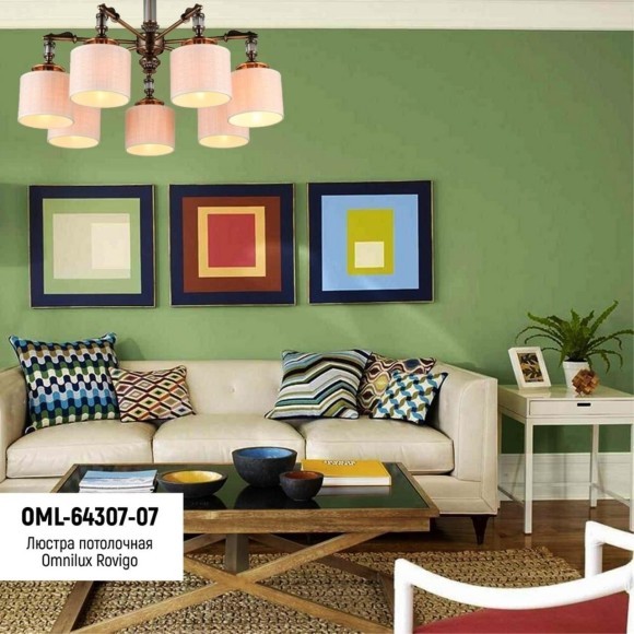 Потолочная люстра 643 OML-64307-07