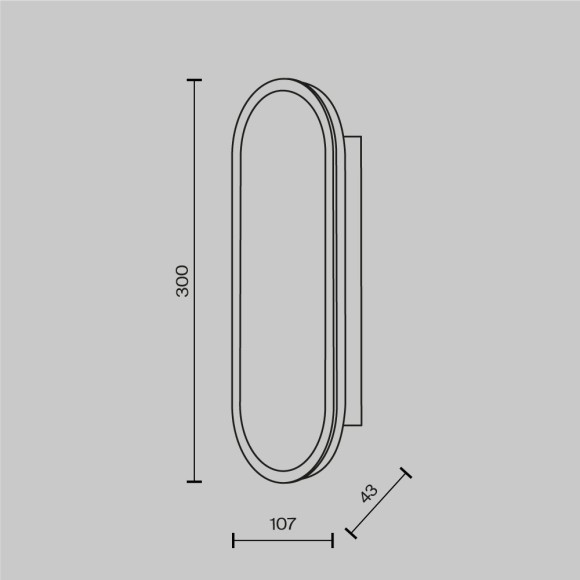 Настенный светильник (бра) Maytoni MOD429WL-L15BSK