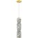 SL6010.203.15 Подвес ST-Luce Золотистый/Прозрачный LED 1*15W ESPIRA