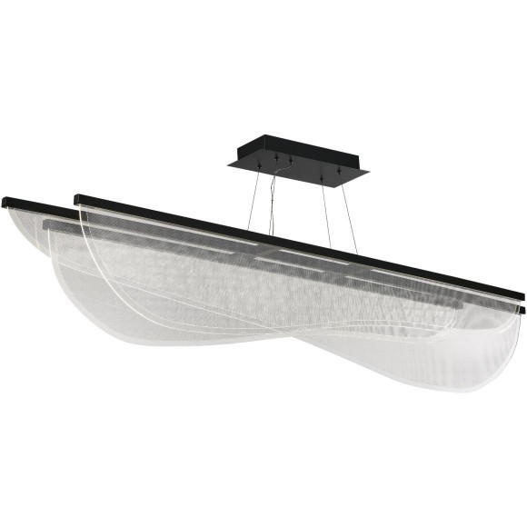 SL6509.423.01 Светильник подвесной ST-Luce Черный/Прозрачный LED 1*60W 4000K FESALE