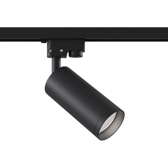 Однофазный двужильный трековый светильник Maytoni Unity TR004-1-GU10-B Focus под сменную лампу GU10