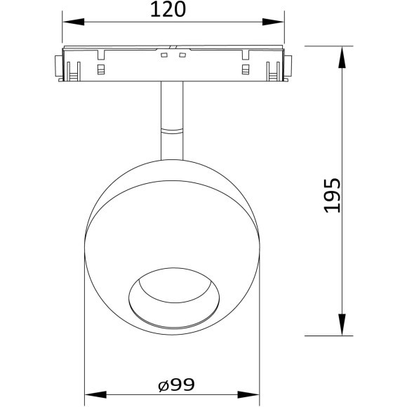 Трековый светильник Technical TR028-2-15W3K-W