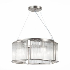SL1627.103.05 ST Luce VELLETRI Подвесная люстра, E14,5х40W, хром/прозрачный SL1627.103.05 ST Luce VELLETRI Подвесная люстра, E14,5х40W, хром/прозрачный
