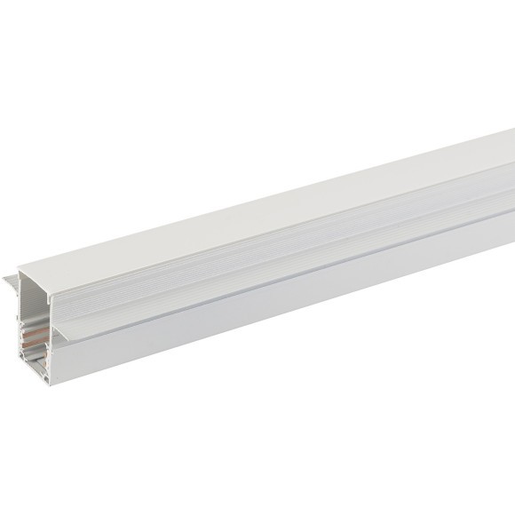 Шинопровод 2м белый встраиваемый магнитный для ГКЛ 12,5 мм Crystal Lux CLT 0.123 02 L2000 WH 1407/026