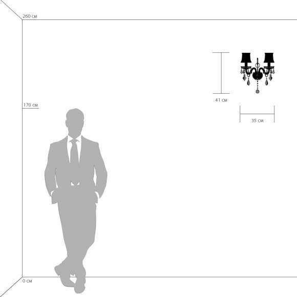 Бра Lightstar 715627 Nativo под лампы 2xE14 80W