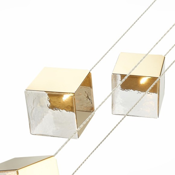 SL1182.203.06 Светильник подвесной ST-Luce Золотистый/Прозрачный, Золотистый G9 6*5W RIELLO SL1182.203.06 Светильник подвесной ST-Luce Золотистый/Прозрачный, Золотистый G9 6*5W RIELLO