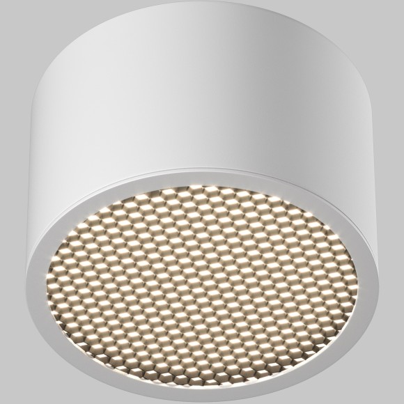 C122CL-GX53-W Потолочный белый влагозащищенный светильник с антибликовым фильторм под лампу GX53 Maytoni