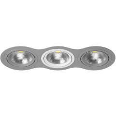 Встраиваемый светильник Lightstar i939090609 Intero 111 под лампы 3xGU10 150W Встраиваемый светильник Lightstar i939090609 Intero 111 под лампы 3xGU10 150W