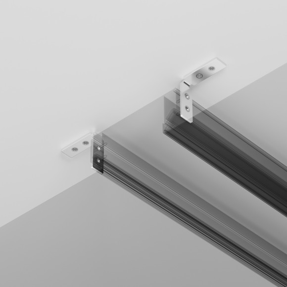 Комплект из 2 соединителей (для отдельных алюм профилей Maytoni) TRA034ICL-MP Комплект из 2 соединителей (для отдельных алюм профилей Maytoni) TRA034ICL-MP