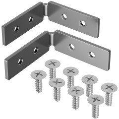 Комплект из 2 соединителей (для отдельных алюм профилей Maytoni) TRA034ICL-MP Комплект из 2 соединителей (для отдельных алюм профилей Maytoni) TRA034ICL-MP