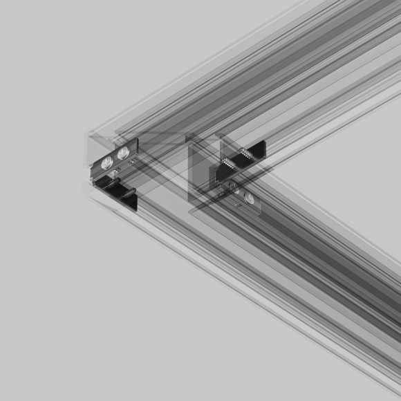 Комплект из 2 соединителей (для отдельных алюм профилей Maytoni) TRA034ICL-MP Комплект из 2 соединителей (для отдельных алюм профилей Maytoni) TRA034ICL-MP