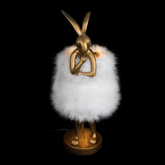 10315/A White fluff Настольная лампа LOFT IT Lapine 10315/A White fluff Настольная лампа LOFT IT Lapine